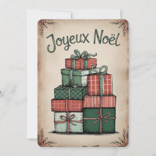 Festivals Joyeux Noël Holiday Card Feiertagskarte