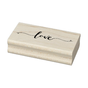 Festivals LIEBE Wirbel   Weihnachten   Valentinsta Gummistempel