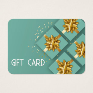 Festivals Modern Gold Bow Mint Geschenkboxen Gift