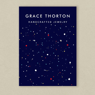 Festivals Party Oring Juwelier Display Card Visitenkarte