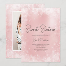 Festivals pink weißen Schnee elegant schick süß 16