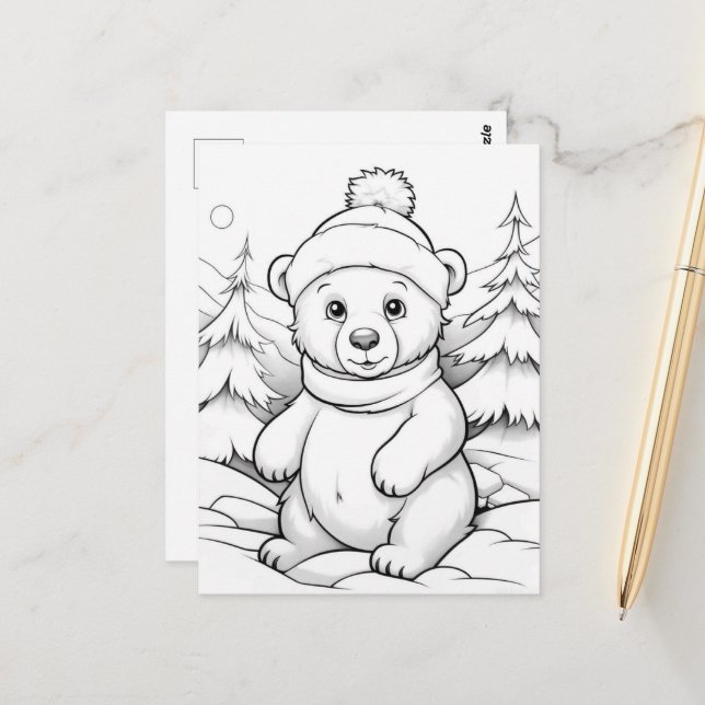Festivals Postkarte (Vorderseite/Rückseite Beispiel)