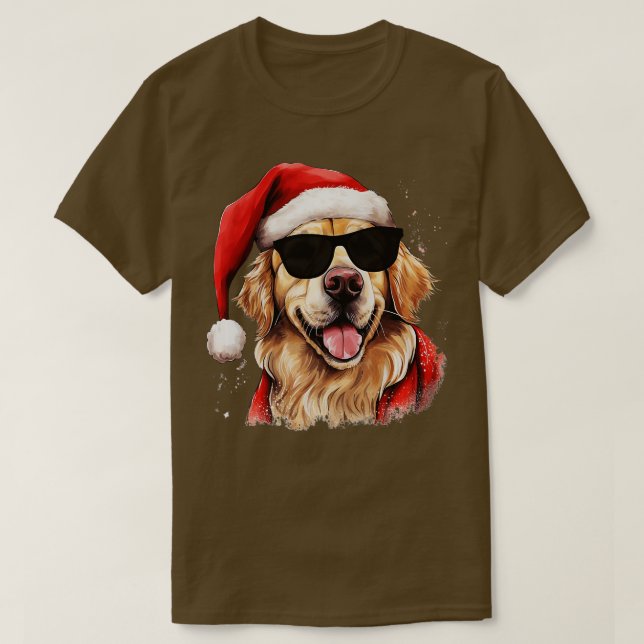 Festivals Retriever Dog Watercolor Golden Retrieve T-Shirt (Design vorne)