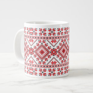 Festivals Rote Messe Isle Snowflake Jumbo-Tasse