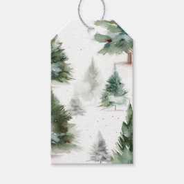 Festivals Tree Grußkarte Geschenkanhänger