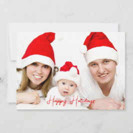 Festivals Trendy Happy Holiday Foto Neues Jahr Feiertagskarte