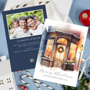 Festivals Wasserfarbe Foto Frohe Weihnachten