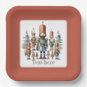 Festivals Wasserfarbe Nutcracker Party Pappteller