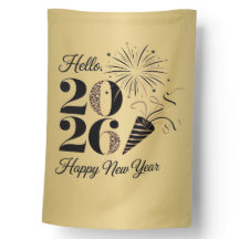 Festive 2026 Welcome the New Year Outdoor 