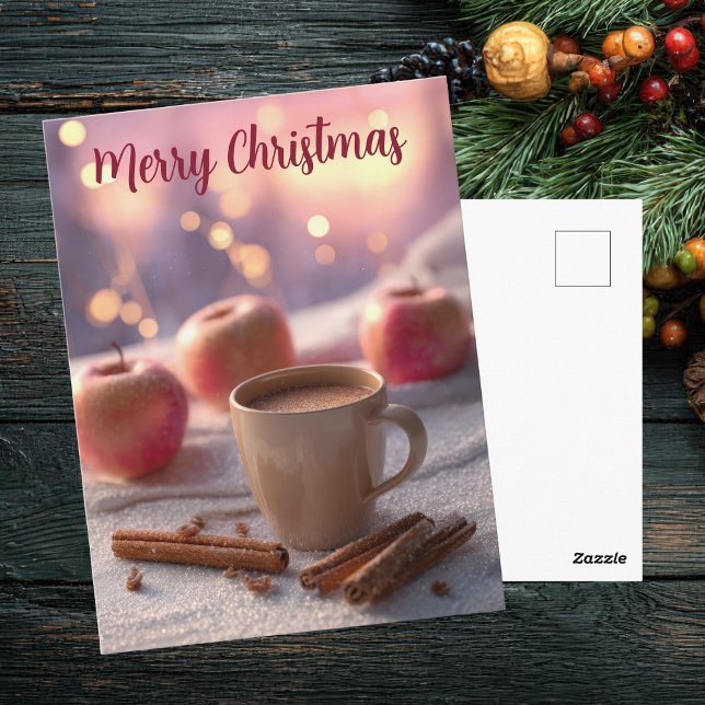 Festive and elegant Christmas Greeting Postcard Postkarte (Von Creator hochgeladen)