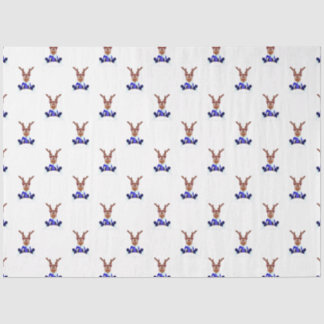 Festive Blue Kasky Weihnachtsmann Seidenpapier