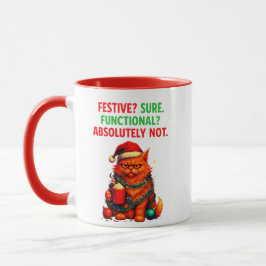 Festive but Over It Mug Tasse