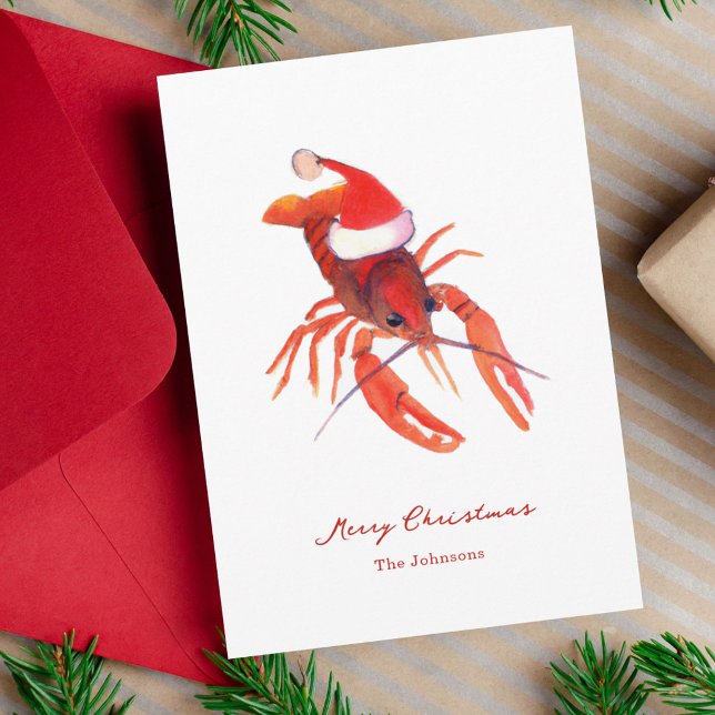Festive Cajun Weihnachtskarte Feiertagskarte (Von Creator hochgeladen)