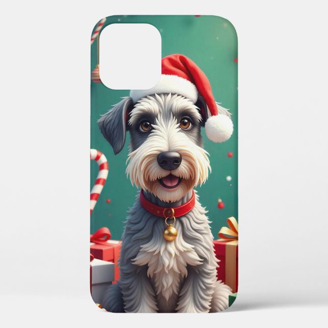 🎅🐶 Festive Cartoon Puppy Winter Magic ❄️✨🎄 Case-Mate iPhone Hülle (Rückseite)
