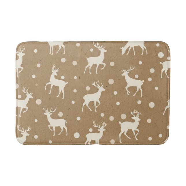 Festive Christmas Bath Mat – Holiday Bathroom Deco Badematte (Vorderseite)