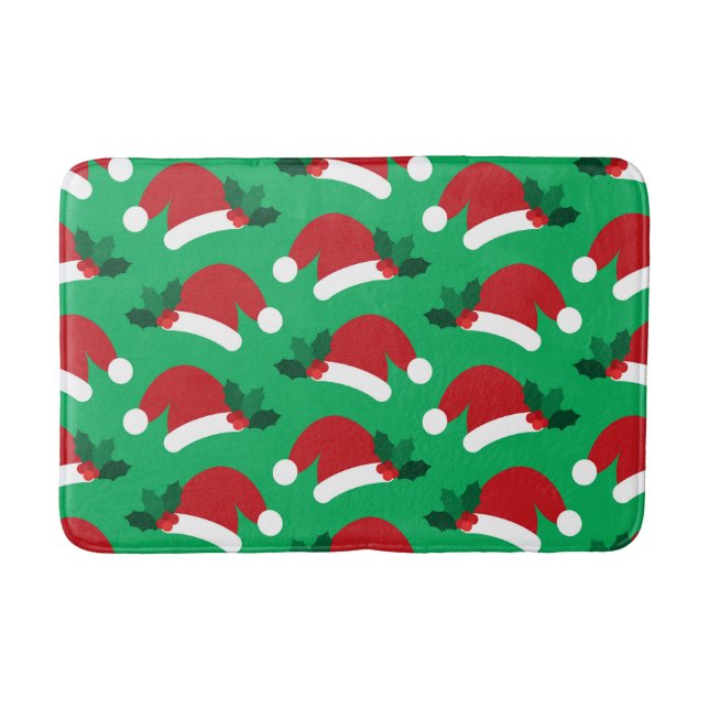 Festive Christmas Bath Mat – Holiday BathroomDecor Badematte (Vorderseite)