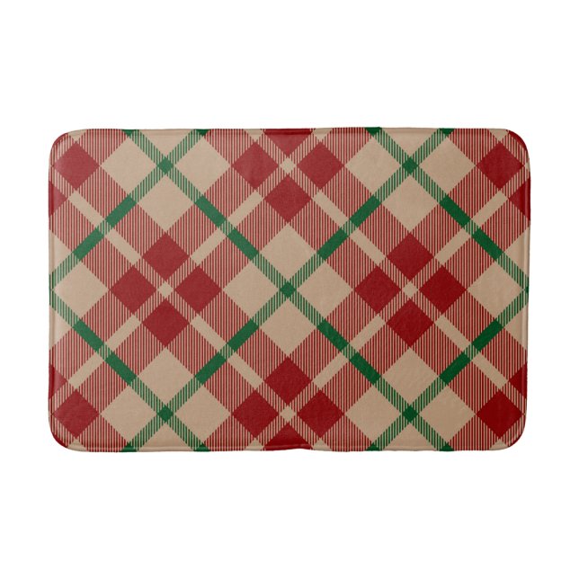 Festive Christmas Bath Mat – Holiday BathroomDecor Badematte (Vorderseite)