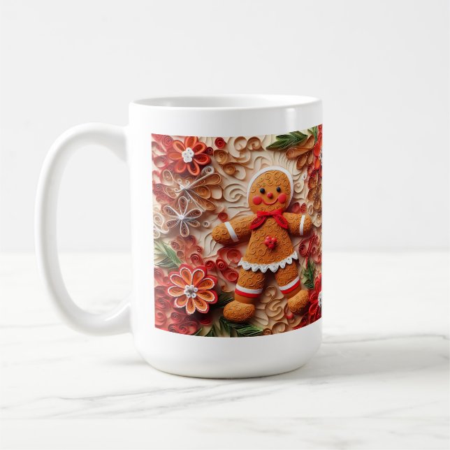 Festive Christmas Gingerbread Kaffeetasse (Links)