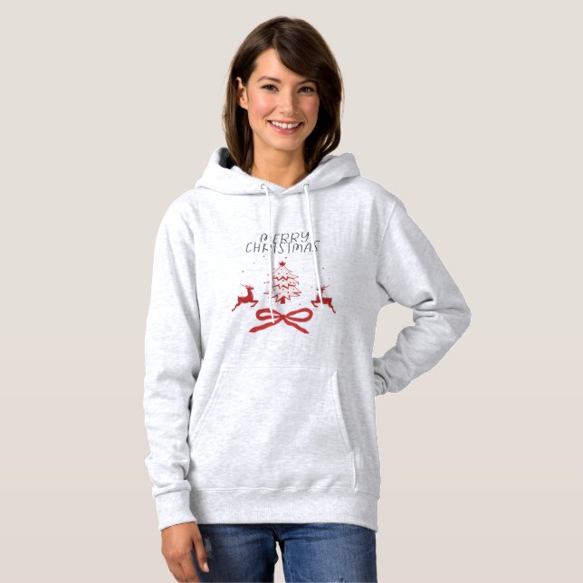 Festive Christmas Hoodie – Cozy, Fun  (Vorne ganz)