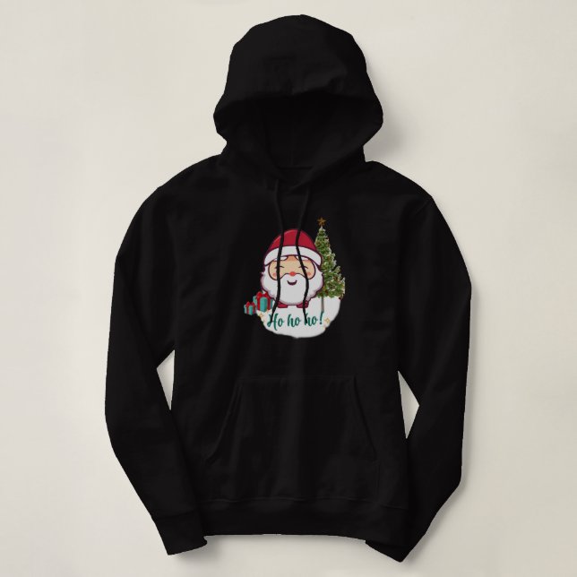 “Festive Christmas Hoodie – Cozy Holiday Vibes” (Design vorne)
