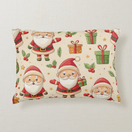 Festive Christmas Lumbar Pillow – Cheerful Holiday Dekokissen