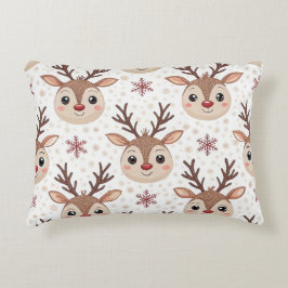 Festive Christmas Lumbar Pillow – Cheerful Holiday Dekokissen