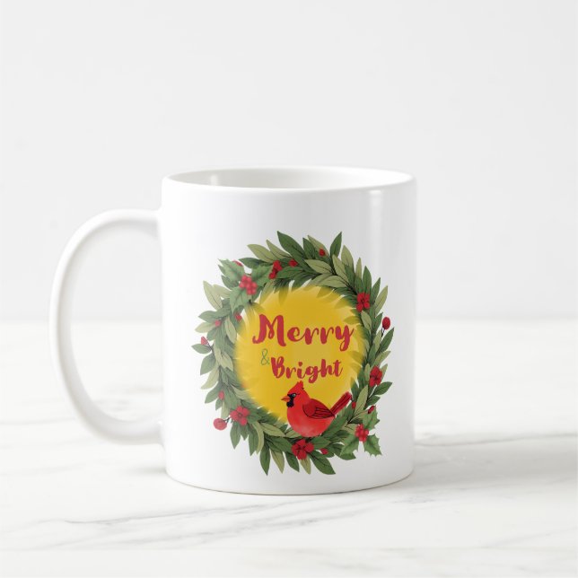 Festive Christmas Mug | Cardinal Kaffeetasse (Links)