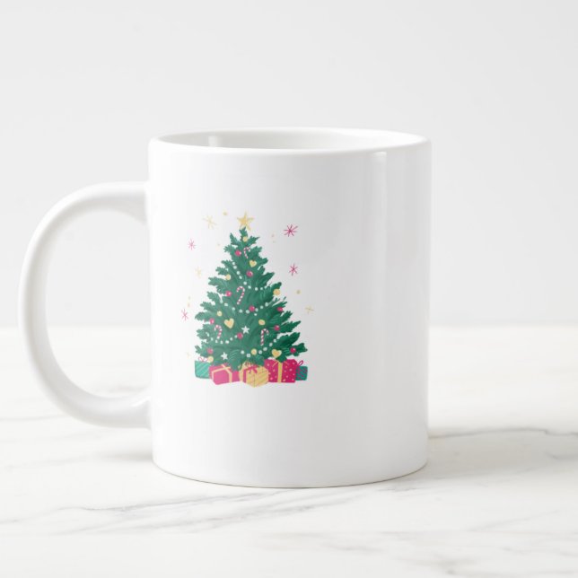 Festive Christmas Mug – Holiday Party Coffee & Coc Jumbo-Tasse (Links)
