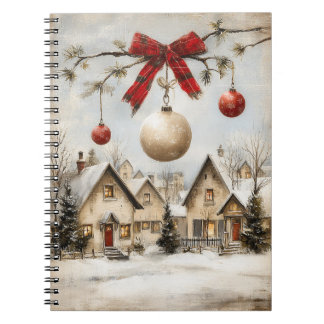Festive Christmas Notebook – Holiday Journal Notizblock