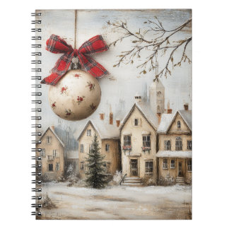 Festive Christmas Notebook – Holiday Journal Notizblock