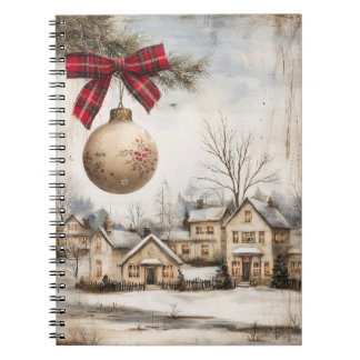 Festive Christmas Notebook – Holiday Journal Notizblock