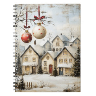 Festive Christmas Notebook – Holiday Journal Notizblock