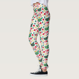 Festive Christmas Pattern Leggings