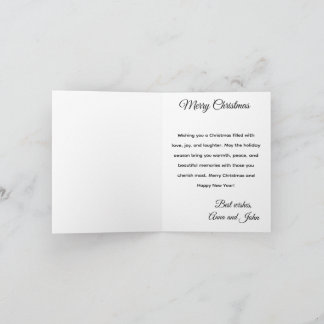 Festive Christmas Tree Holiday Greeting Card Feiertagskarte