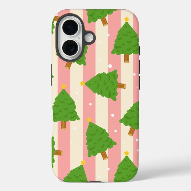 Festive Christmas tree iPhone / iPad case (Rückseite)