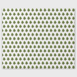 Festive Christmas Tree wrapping paper Geschenkpapier