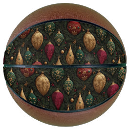 Festive Damask Basketball