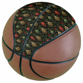 Festive Damask  Basketball