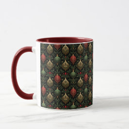 Festive Damask  Tasse
