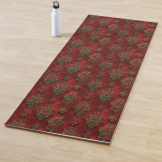Festive Damask  Yogamatte