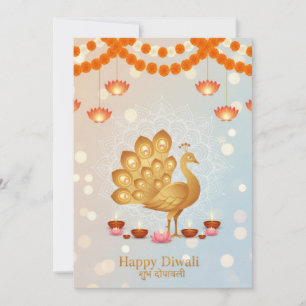 Festive Diwali-Feier Einladung