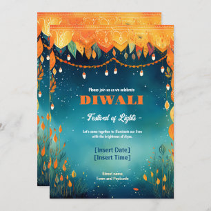Festive Diwali Reverie Einladung