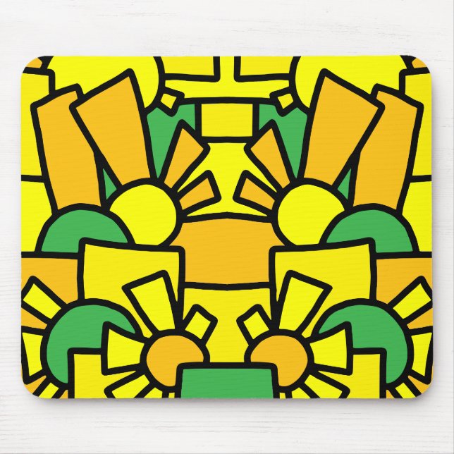 Festive Doodle Art 42 Mousepad (Vorne)