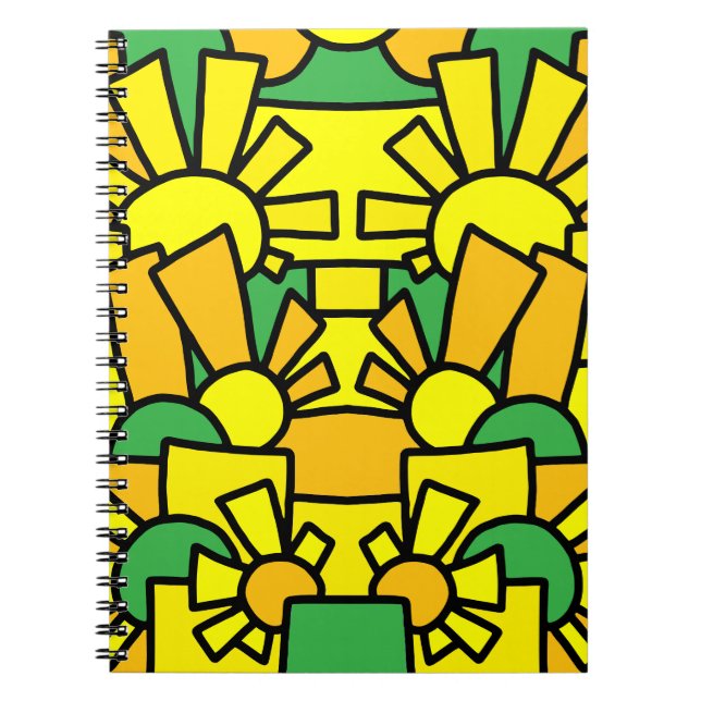 Festive Doodle Art 42 Notizblock (Vorderseite)