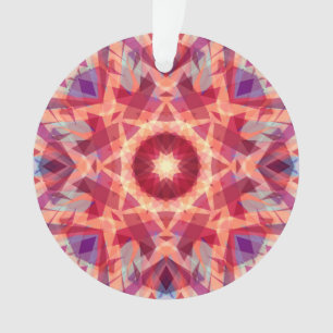 Festive Dopamindekor Red Jolly Weihnachtsstar Ornament