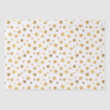Festive Elegant Gold Confetti Geschenk