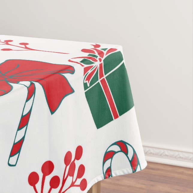 Festive Elements Christimas Tablecloth Tischdecke (Beispiel)