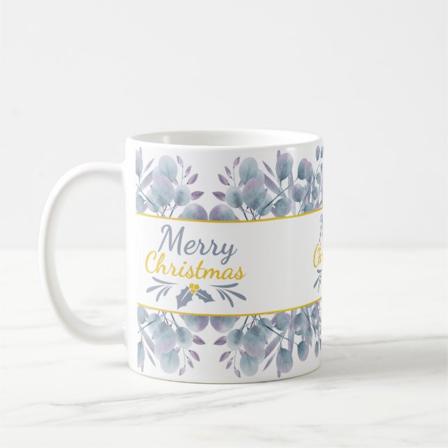 Festive Eucalyptus Kaffeetasse (Links)
