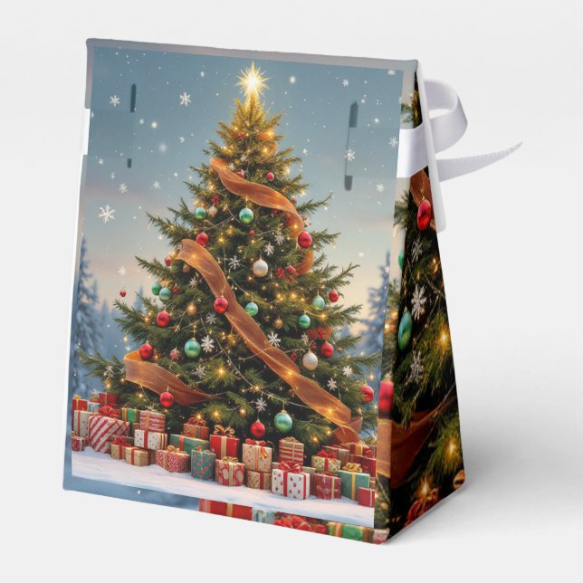 "Festive Fevor Box for Christmas Celebrations" Geschenkschachtel (Rückseite)