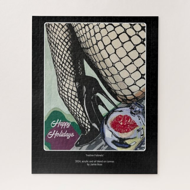 'Festive Fishnets' auf einem Puzzle (Vertikal)